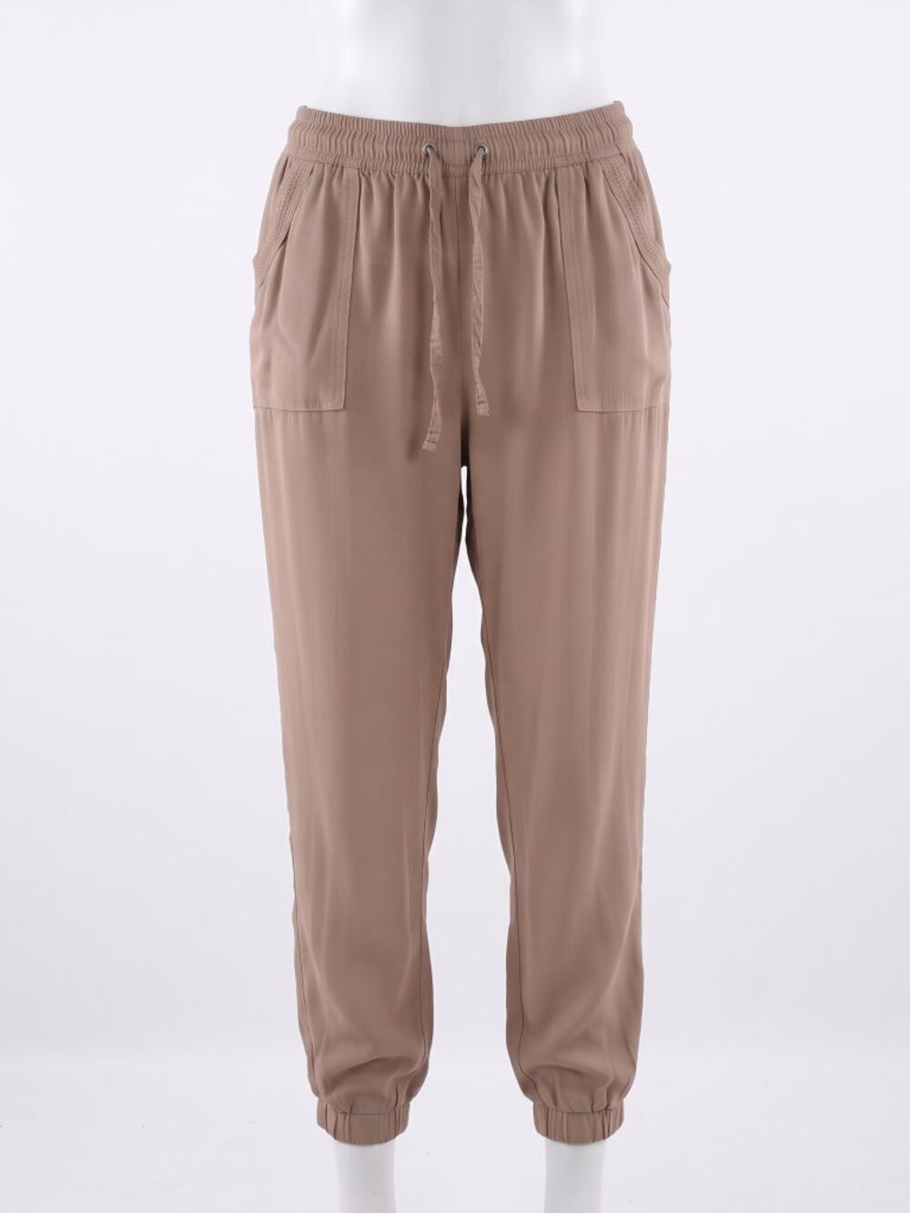 Pink Rose Taupe Athleisure Joggers Size XL